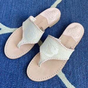 Jack Rogers Spartina Collaboration Mermaid Sandals Size 8.5